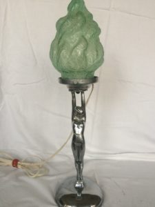 Statue Flame Lamp