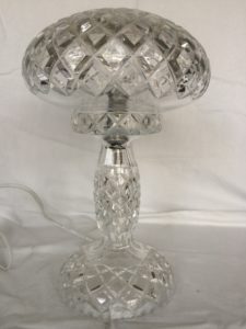 Crystal art deco lamp