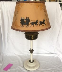 Aladdin Lamp with parchment shade