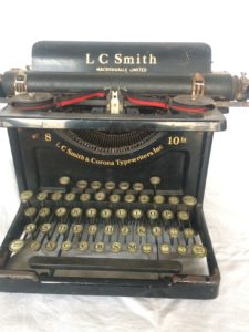 LC Smith typewriter