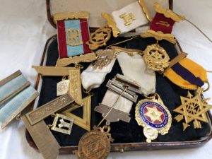 Assorted Masonic badges