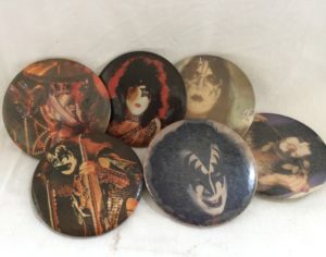 Collection of KISS badges